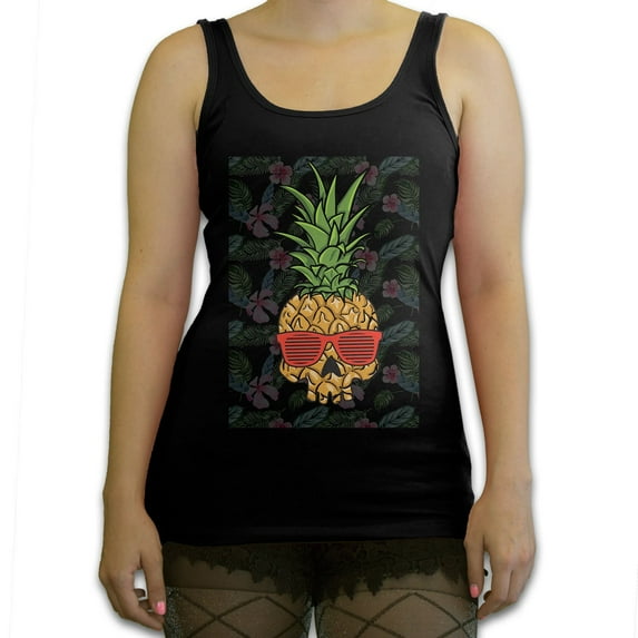Function - Pineapple Skull Women's Fashion Tank Top