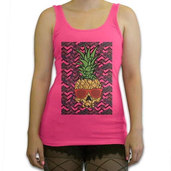 Function - Pineapple Skull Women's Fashion Tank Top