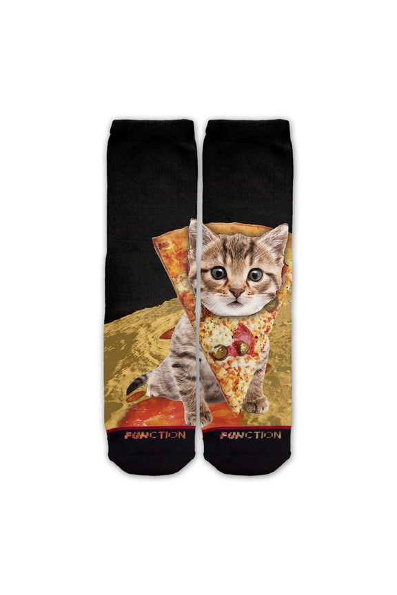 - Pizza Moon Cat Fashion Socks