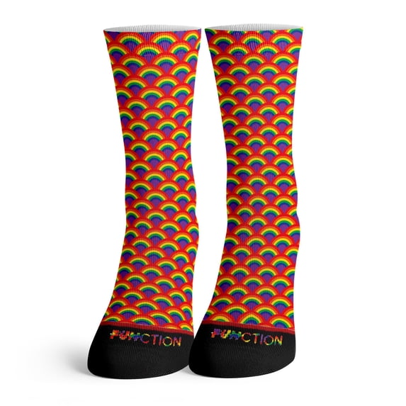 Function - Pride Rainbow Circle Pattern Socks