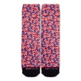 thumbnail image 1 of Function - Puerto Rican Flag Repeating Pattern Fashion Sock, 1 of 3