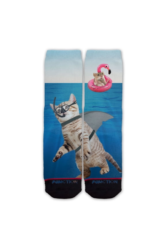- Shark Cat Fashion Socks