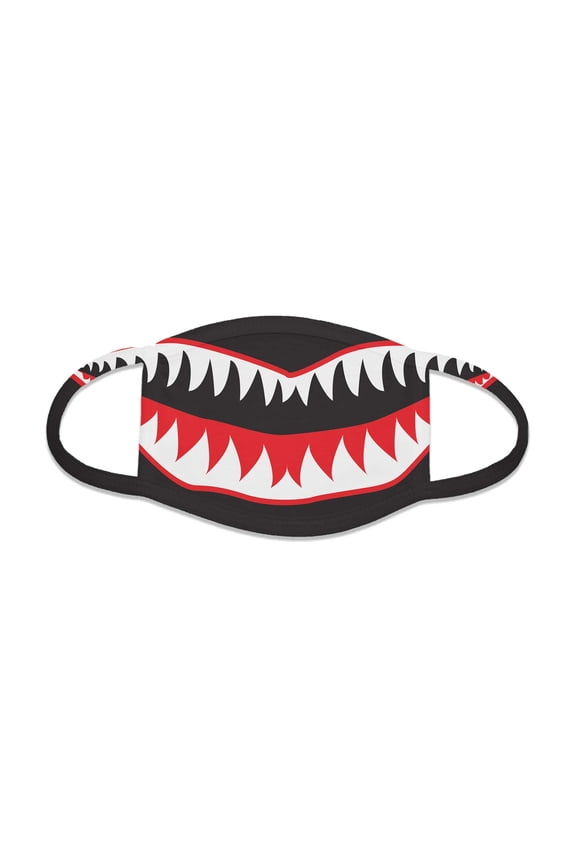 - Shark Mouth Cartoon Face Mask