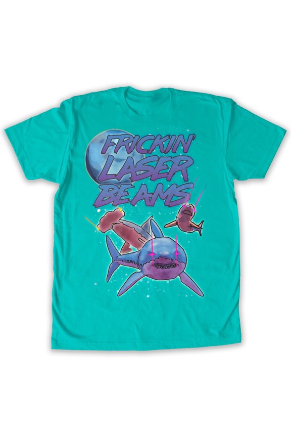 - Sharks with Lasers Men's Fashion T-Shirt