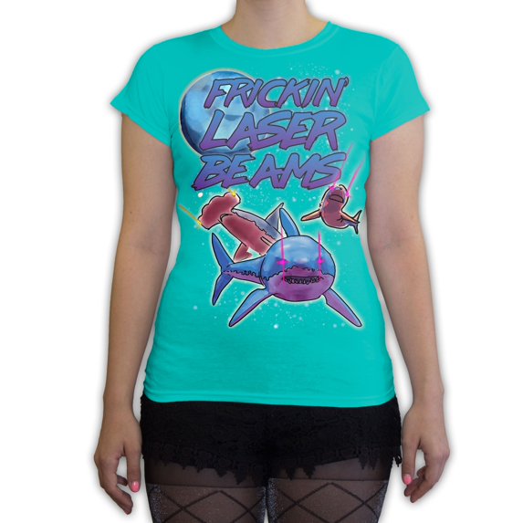 Function - Sharks with Lasers Women's Fashion T-Shirt