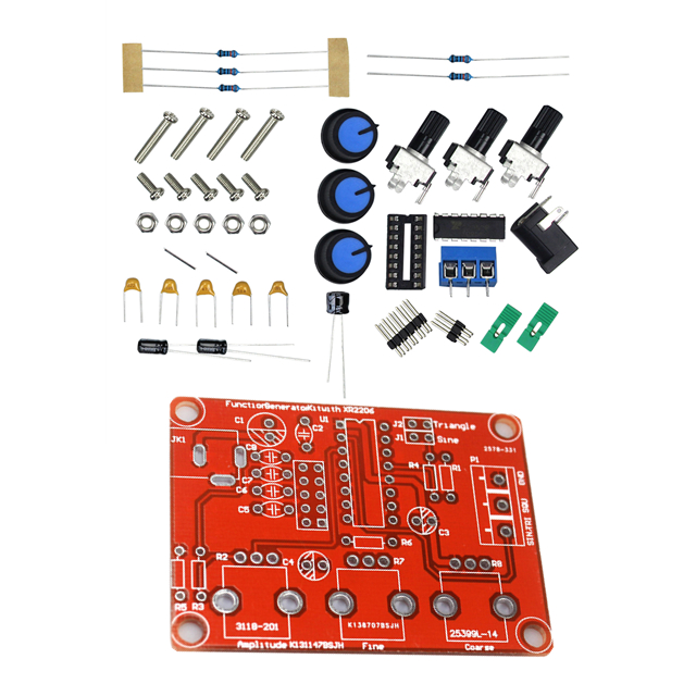 Generatore Di Segnali XR2206 1Hz-1MHz - Onde Sinusoidali, Triangolari E Quadre Con Ampiezza Regolabile