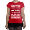 thumbnail image 1 of Function -  Single And Ready To Jingle Ugly Christmas Women's Fashion T-Shirt, 1 of 1