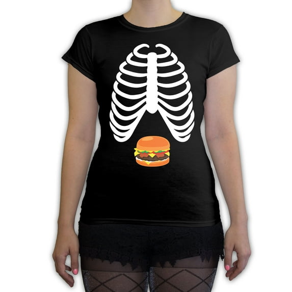 Function - Skeleton Hamburger Costume Women's Fashion T-Shirt