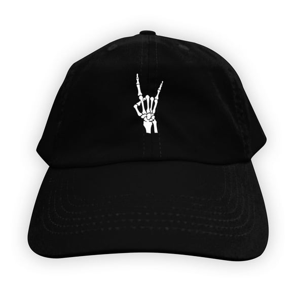 Function - Skeleton Metal Hands Dad Hat