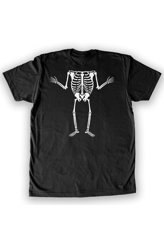 - Skeleton Mini Body Costume Men's Fashion T-Shirt