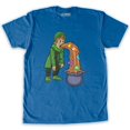 thumbnail image 1 of Function - St. Patrick's Day Puking Leprechaun Men's T-Shirt, 1 of 2