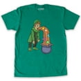 thumbnail image 1 of Function - St. Patrick's Day Puking Leprechaun Men's T-Shirt, 1 of 2