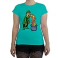 thumbnail image 1 of Function St. Patrick's Day Puking Leprechaun Women's T-Shirt, 1 of 2