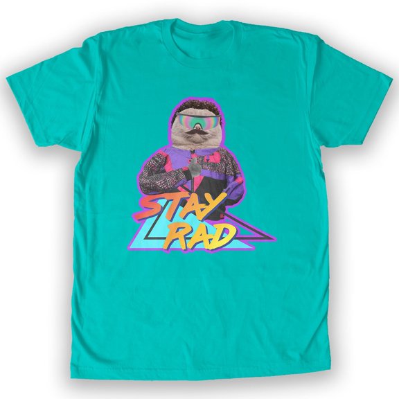 Function - Stay Rad 80's Cat Men's Fashion T-Shirt
