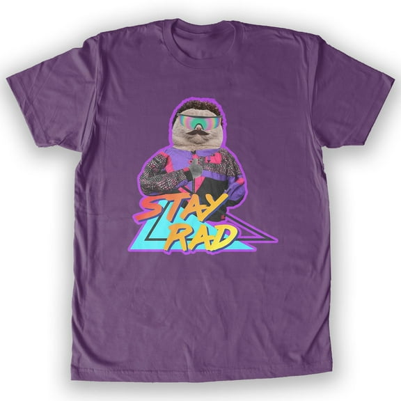 Function - Stay Rad 80's Cat Men's Fashion T-Shirt