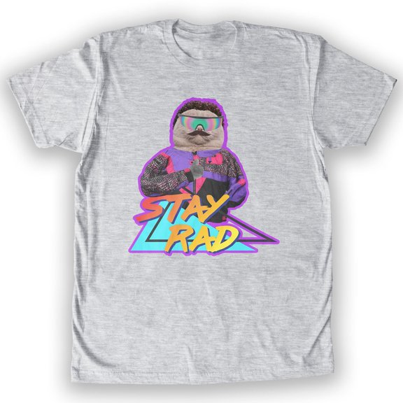 Function - Stay Rad 80's Cat Men's Fashion T-Shirt