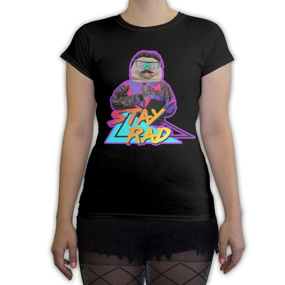 Function - Stay Rad 80's Cat Women's Fashion T-Shirt