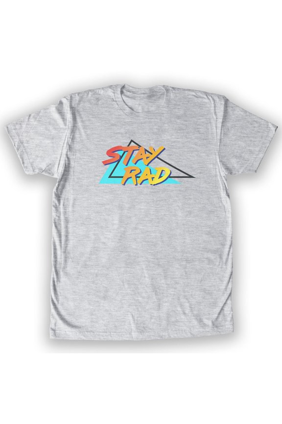 - Stay Rad 80's Men's Fashion T-Shirt