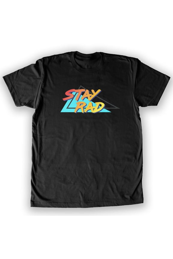 - Stay Rad 80's Men's Fashion T-Shirt