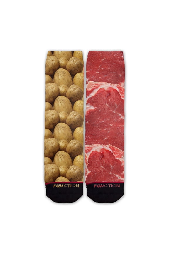 - Steak and Potatoes Fashion Socks