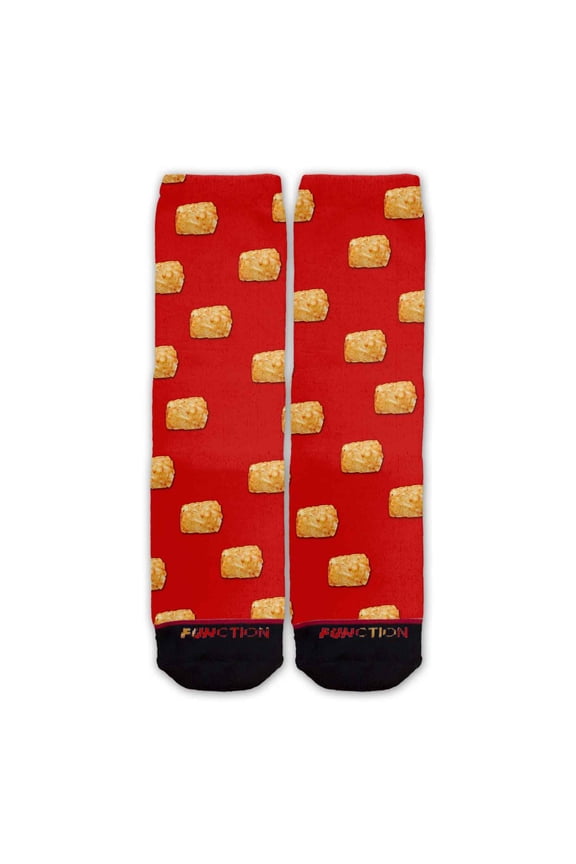 - Tater Tot Food Fashion Socks