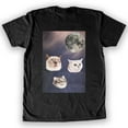 thumbnail image 1 of Function - Three Cats Meowing Men's Fashion T-Shirt, 1 of 1