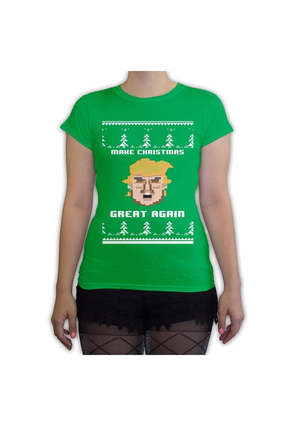 - Trump Make Christmas Great Again Women's Fashion T-Shirt