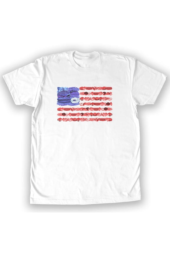 - USA Food Flag Men's Fashion T-Shirt