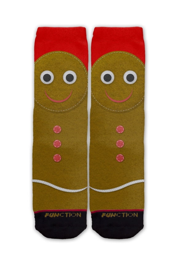 - Ugly Christmas Gingerbread Man Fashion Sock