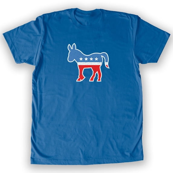 Function - Vintage Distressed Democrat Donkey Men's Fashion T-Shirt