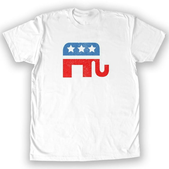 Function -  Vintage Distressed Republican Elephant Men's Fashion T-Shirt