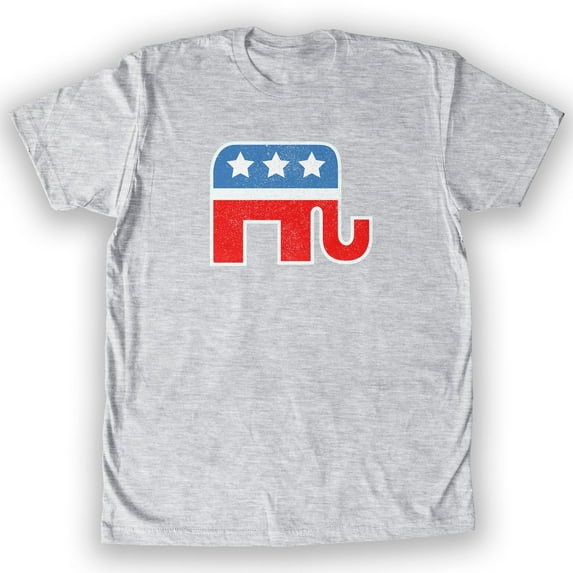Function -  Vintage Distressed Republican Elephant Men's Fashion T-Shirt