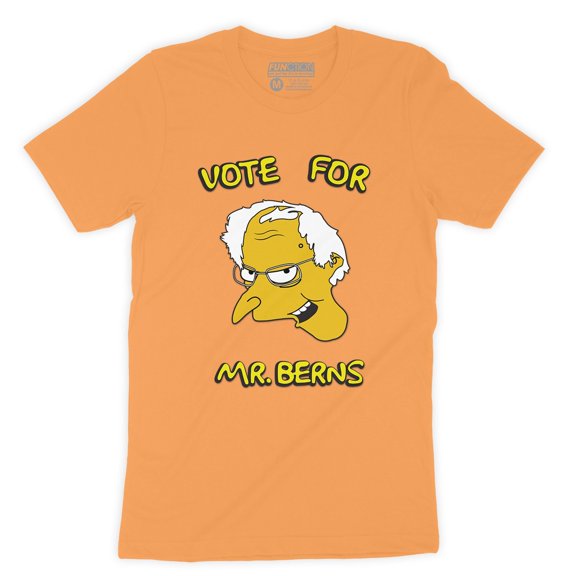 Function - Vote for Mr. Berns Bernie Sanders Cartoon Fashion T-Shirt