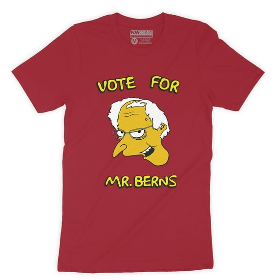 Function - Vote for Mr. Berns Bernie Sanders Cartoon Fashion T-Shirt