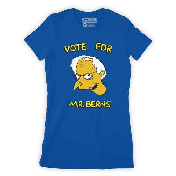 Function - Vote for Mr. Berns Bernie Sanders Cartoon Women's Fashion T-Shirt