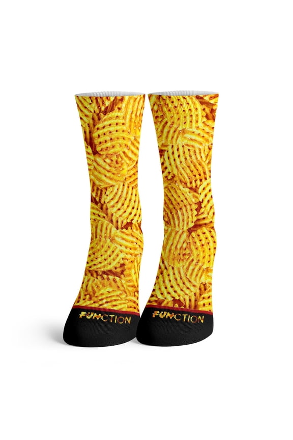 - Waffle Fries Realistic Socks