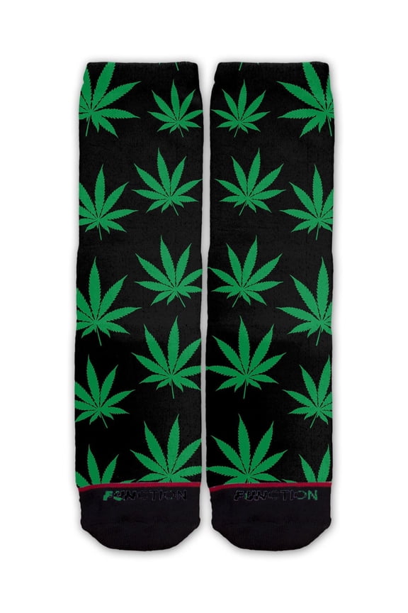 - Weed Plant Black Fashion Socks