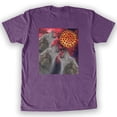 thumbnail image 1 of Function - Wolves Howling At A Pizza Moon Men's Fashion T-Shirt, 1 of 1