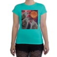 thumbnail image 1 of Function - Wolves Howling At A Pizza Moon Women's Fashion T-Shirt, 1 of 1