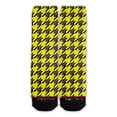 thumbnail image 1 of Function - Yellow Houndstooth Fashion Socks, 1 of 3