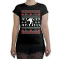 thumbnail image 1 of Function - Zombie Ugly Christmas Sweater Women's Fashion T Shirt, 1 of 1