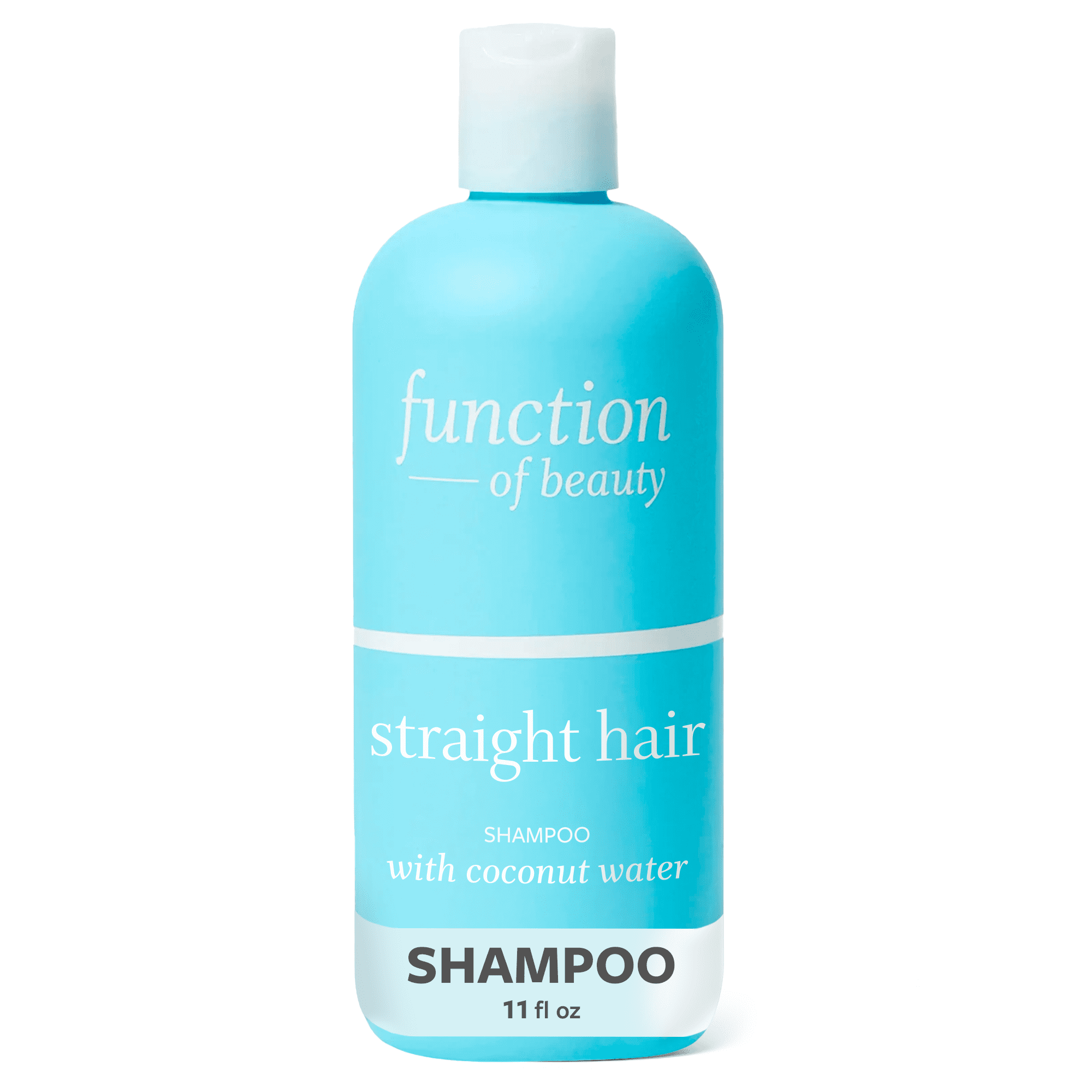 Function of Beauty Custom Straight Hair Shampoo Base with Coconut Water, 11 fl oz