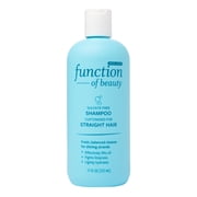Function of Beauty Custom Straight Hair Shampoo Base with Coconut Water, 11 fl oz