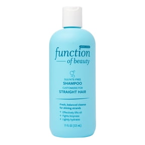 Function of Beauty Custom Straight Hair Shampoo Base with Coconut Water, 11 fl oz