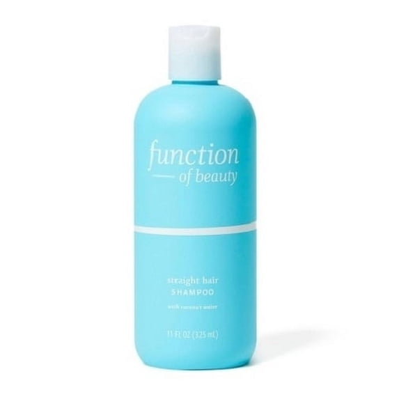 Function of Beauty Straight Hair Shampoo Base with Coconut Water