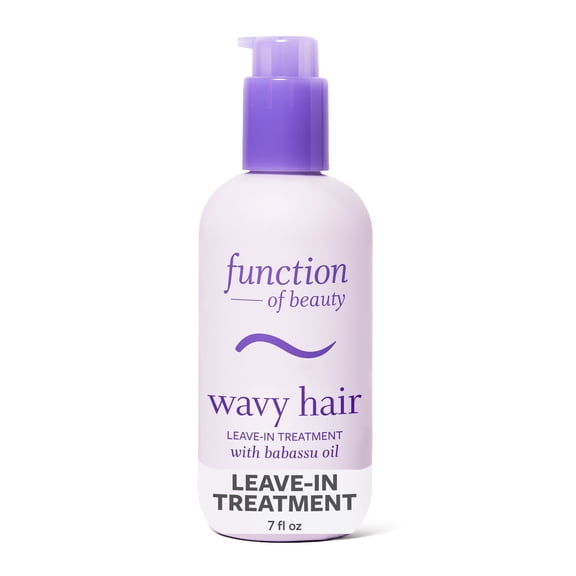 Function of Beauty Wavy Hair Leave In Treatment Base with Babassu Oil, 7 fl oz