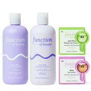Function of Beauty Wavy Hair Shampoo & Conditioner Set with Shine and Anti-Frizz Boosters, 11 fl oz, 2 Pack