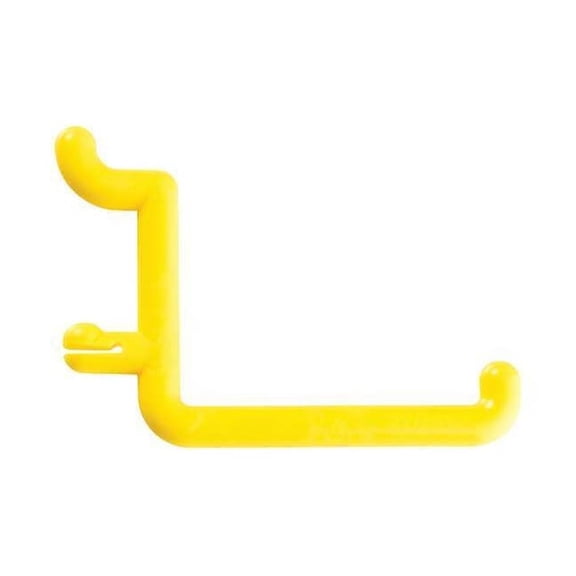 Functionaire Locking Pegboard Hooks,2in.L,Plastc,PK25 25-FH4-2