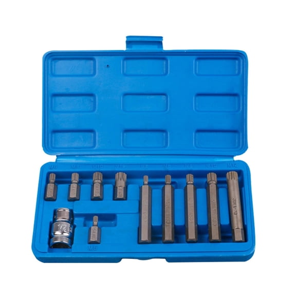 Functional 11Piece Hand Tool Collection Nonslip Grip Workshop Garage Necessities