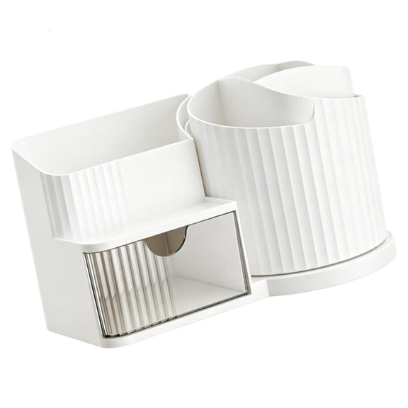 Functional 360 Turn Cosmetic Box With Firm Base For Easy Access To Beauty Items